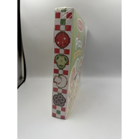 Melissa & Doug Wooden Double-Sided Pizza Topping Toss Games 14-Piece, New Sealed - Picture 2 of 9